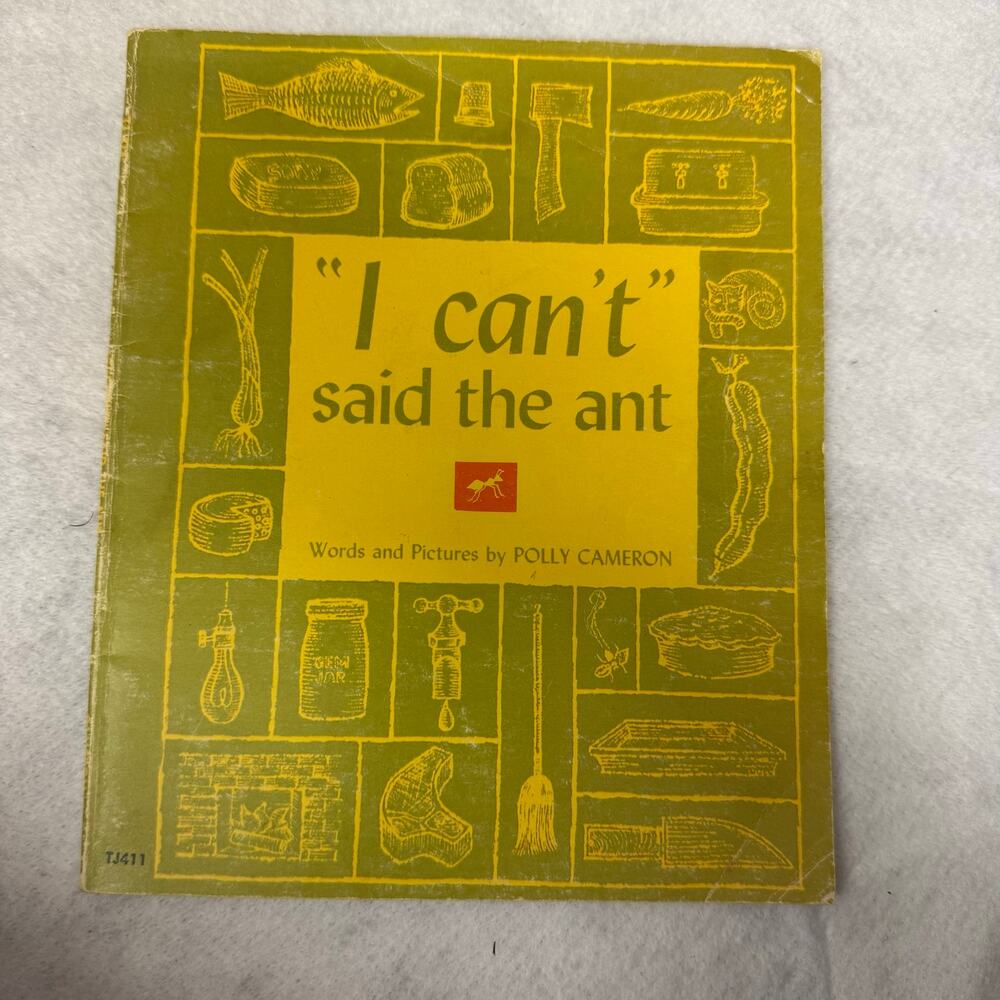 I Can't Said the Ant Polly Cameron Vintage Paperback Book Scholastic 1961